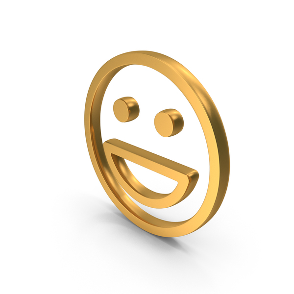 Gold Smile Face Outline Icon PNG Images & PSDs for Download ...