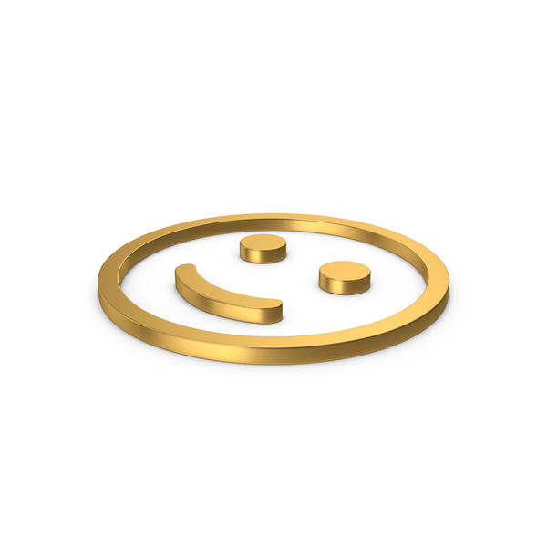 Smiley Face: Gold Smiling Emoji PNG & PSD Images Smiley Face: Gold Smiling Emoji PNG & PSD Images