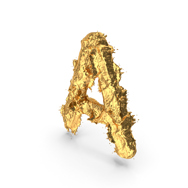Language: Gold Splash Capital Letter A PNG & PSD Images Language: Gold Splash Capital Letter A PNG & PSD Images