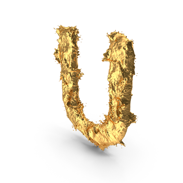 Language: Gold Splash Capital Letter U PNG & PSD Images Language: Gold Splash Capital Letter U PNG & PSD Images