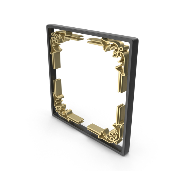 General Decor: Gold Square Royal Frame PNG & PSD Images General Decor: Gold Square Royal Frame PNG & PSD Images