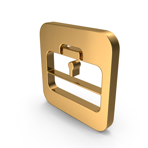 Symbols: Gold Square Suitcase Icon PNG & PSD Images Symbols: Gold Square Suitcase Icon PNG & PSD Images
