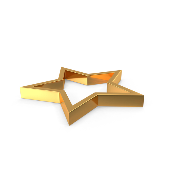 Symbol: Gold Star PNG & PSD Images