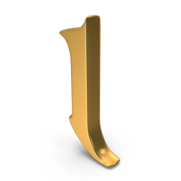 Language: Gold Stylish Gothic Font Capital Letter I PNG & PSD Images