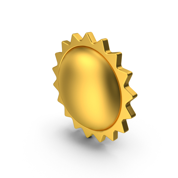 Gold Sun Icon PNG Images & PSDs for Download | PixelSquid - S122800146