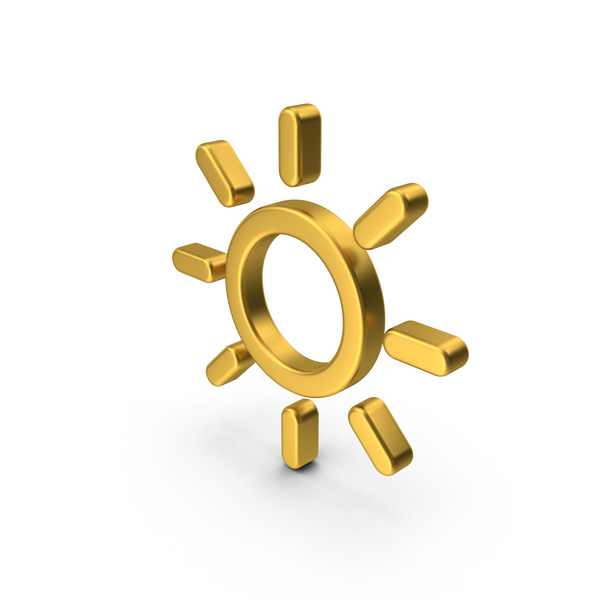 Gold Sun Icon PNG Images & PSDs for Download | PixelSquid - S12280002F