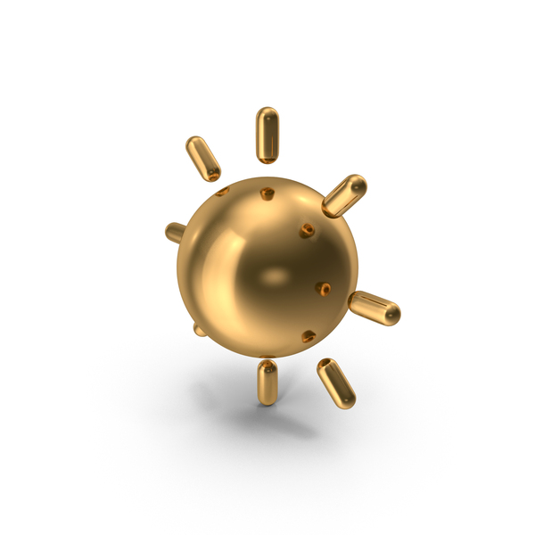 Symbols: Gold Sun Icon PNG & PSD Images