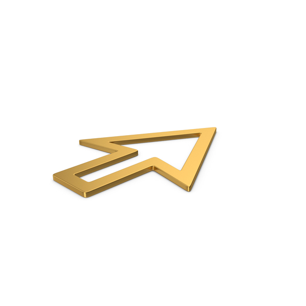 Industrial Equipment: Gold Symbol Cursor Arrow PNG & PSD Images Industrial Equipment: Gold Symbol Cursor Arrow PNG & PSD Images