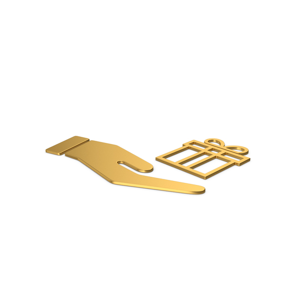 Computer Icon: Gold Symbol Hand Holding Gift PNG & PSD Images Computer Icon: Gold Symbol Hand Holding Gift PNG & PSD Images