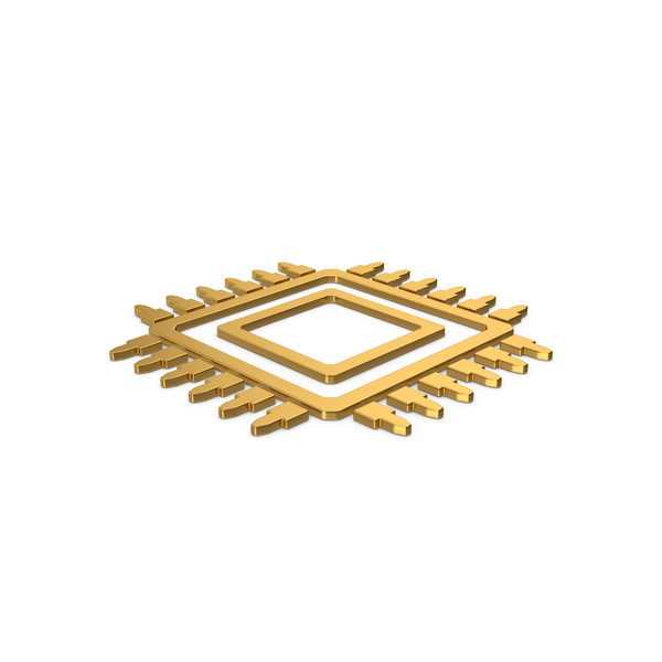 Computer Chip: Gold Symbol Microchip PNG & PSD Images Computer Chip: Gold Symbol Microchip PNG & PSD Images