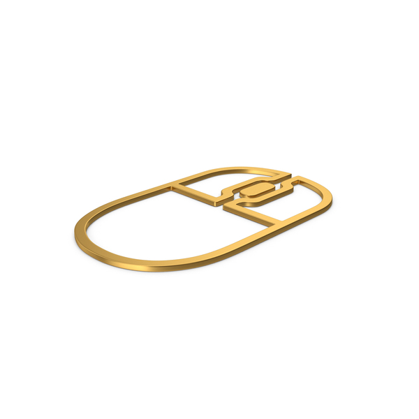 Computer Icon: Gold Symbol Mouse PNG & PSD Images Computer Icon: Gold Symbol Mouse PNG & PSD Images