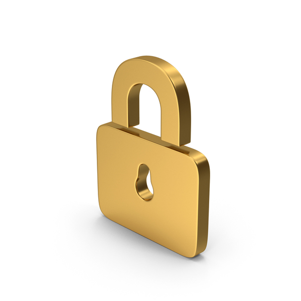 Gold Symbol Padlock PNG & PSD Images Gold Symbol Padlock PNG & PSD Images