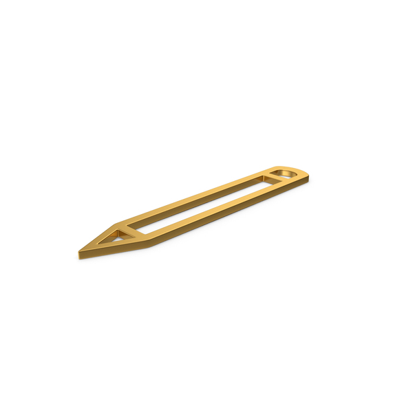 Computer Icon: Gold Symbol Pencil PNG & PSD Images Computer Icon: Gold Symbol Pencil PNG & PSD Images