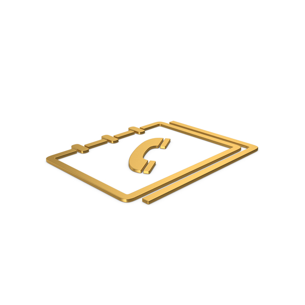 Logo: Gold Symbol Phone Book PNG & PSD Images Logo: Gold Symbol Phone Book PNG & PSD Images