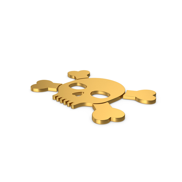 Computer Icon: Gold Symbol Skull With Crossed Bones PNG & PSD Images Computer Icon: Gold Symbol Skull With Crossed Bones PNG & PSD Images