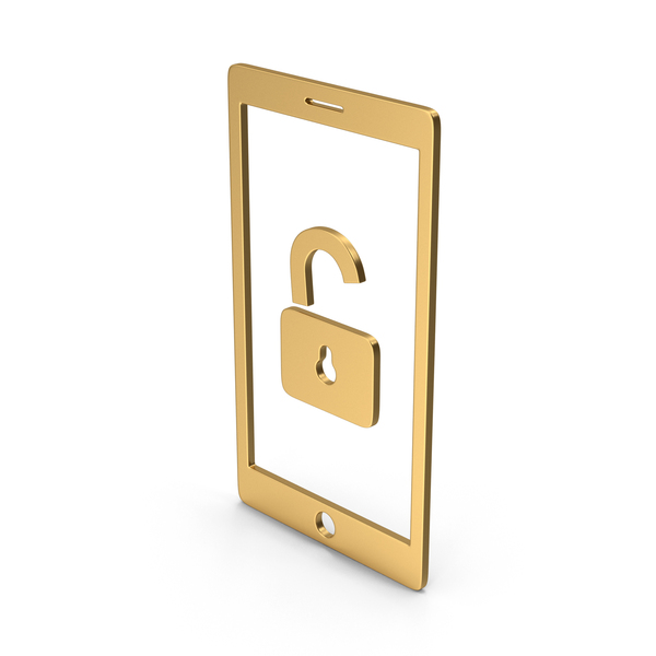 Gold Symbol Unlocked Smartphone PNG & PSD Images Gold Symbol Unlocked Smartphone PNG & PSD Images