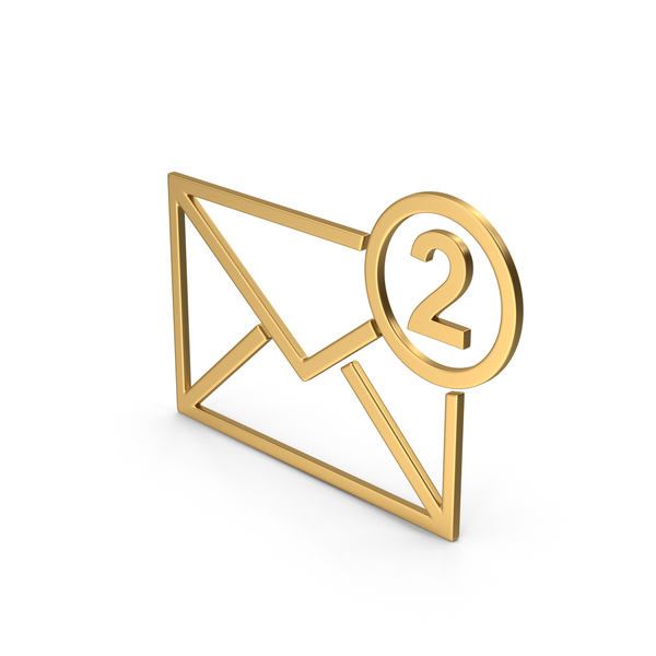 Computer Icon: Gold Symbol Unread Messages PNG & PSD Images Computer Icon: Gold Symbol Unread Messages PNG & PSD Images