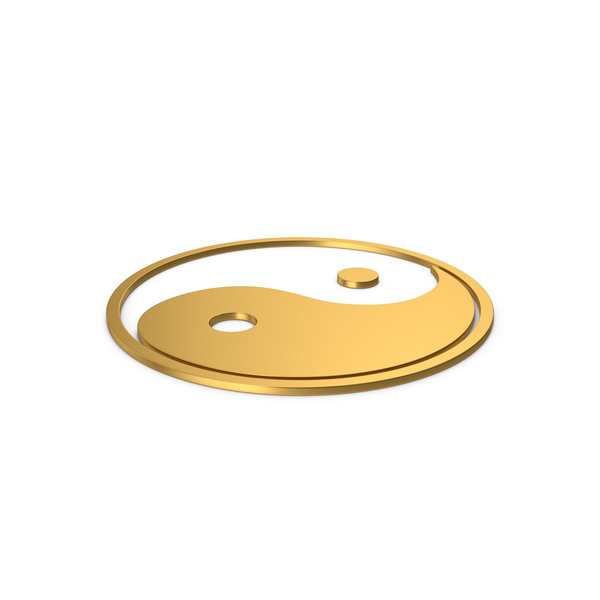 And: Gold Symbol Yin Yang PNG & PSD Images And: Gold Symbol Yin Yang PNG & PSD Images