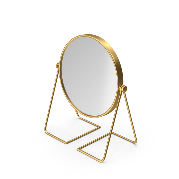 Gold Table Mirror PNG Images & PSDs for Download | PixelSquid - S117236590