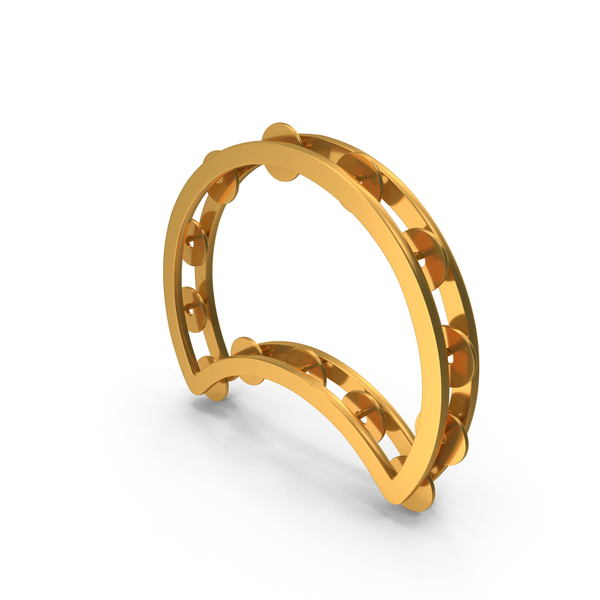 Gold Tambourine Musical Instrument Icon PNG Images & PSDs for Download ...