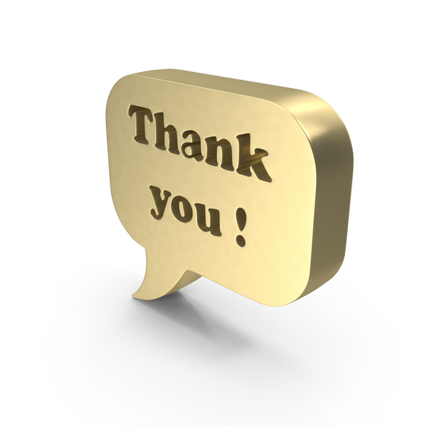 Balloon: Gold Thank You Square Speech Bubble PNG & PSD Images Balloon: Gold Thank You Square Speech Bubble PNG & PSD Images