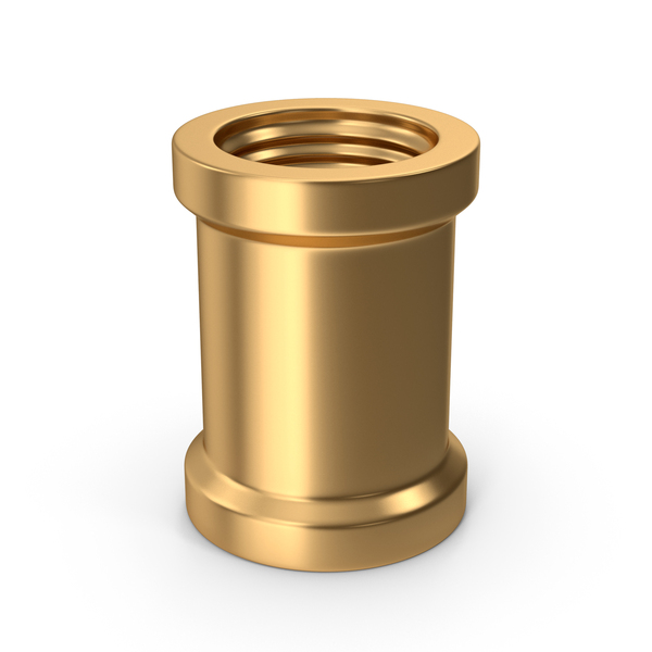 Plumbing: Gold Threaded Pipe PNG & PSD Images Plumbing: Gold Threaded Pipe PNG & PSD Images