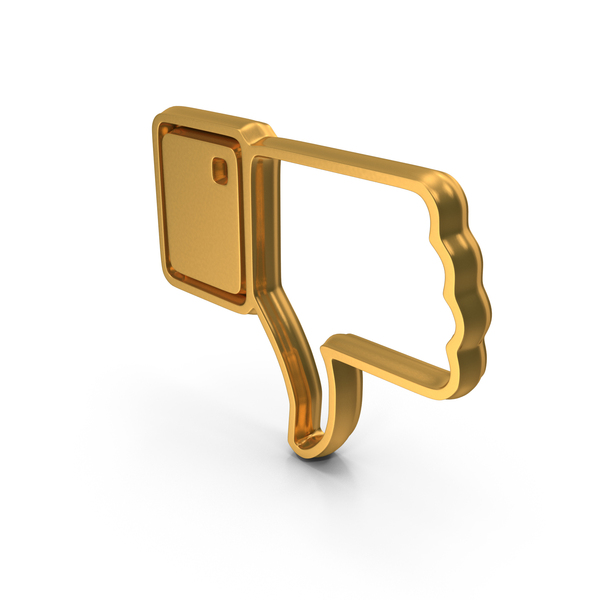 Symbols: Gold Thumbs Down Symbol PNG & PSD Images Symbols: Gold Thumbs Down Symbol PNG & PSD Images