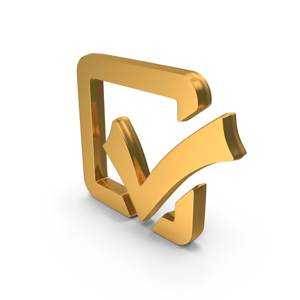 Symbols: Gold Tick Mark Inside Square Symbol PNG & PSD Images Symbols: Gold Tick Mark Inside Square Symbol PNG & PSD Images