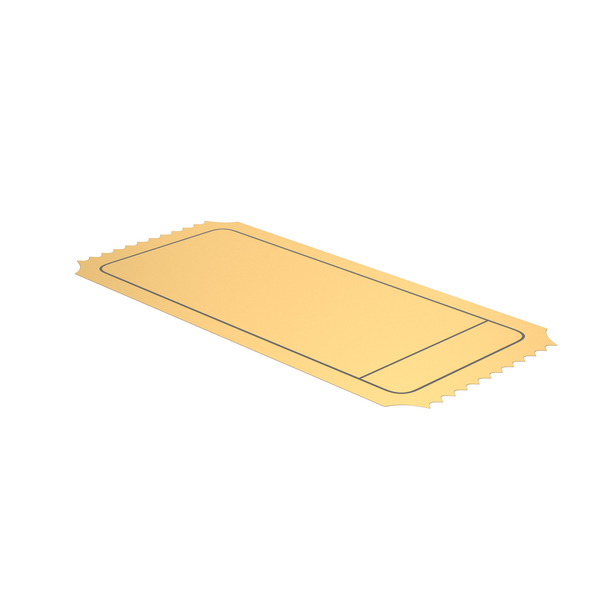Gold Ticket PNG & PSD Images Gold Ticket PNG & PSD Images