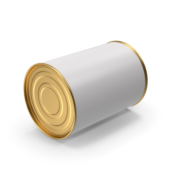 Gold Tin Can PNG & PSD Images Gold Tin Can PNG & PSD Images