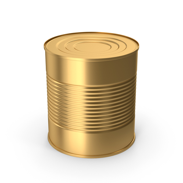 Gold Tin Can PNG & PSD Images Gold Tin Can PNG & PSD Images