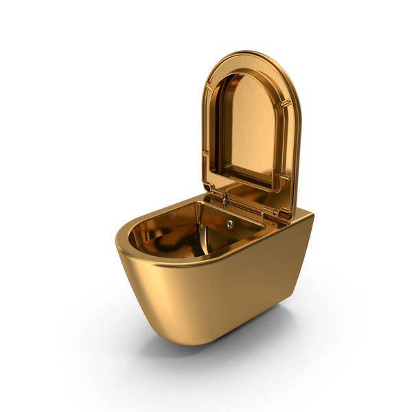 Gold Toilet PNG & PSD Images Gold Toilet PNG & PSD Images