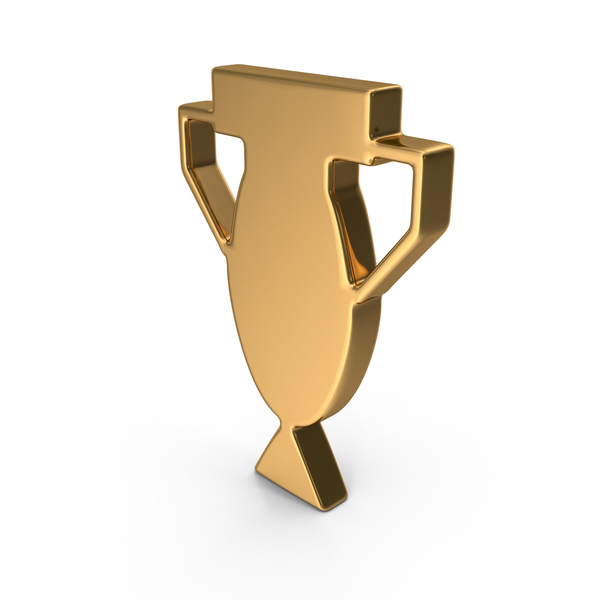 Gold Trophy Cup Icon PNG & PSD Images