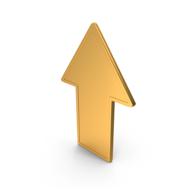 Symbols: Gold Up Arrow Icon PNG & PSD Images Symbols: Gold Up Arrow Icon PNG & PSD Images