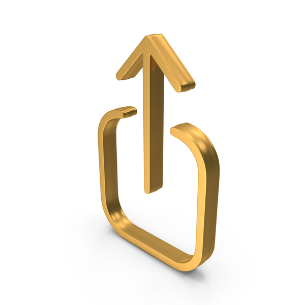 Gold Upload Symbol PNG Images & PSDs for Download | PixelSquid - S118641824