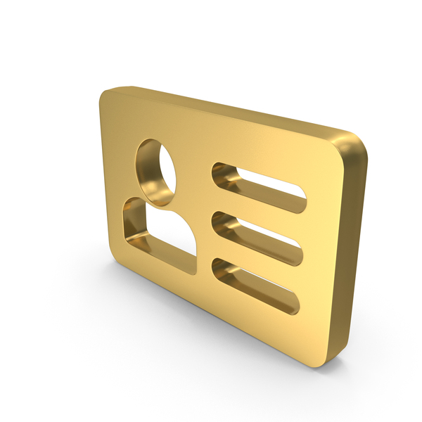 Gold User Info Identification Symbol PNG Images & PSDs for Download ...
