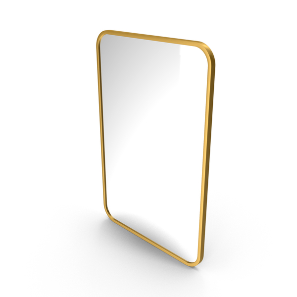 Gold Vertical Mirror PNG & PSD Images