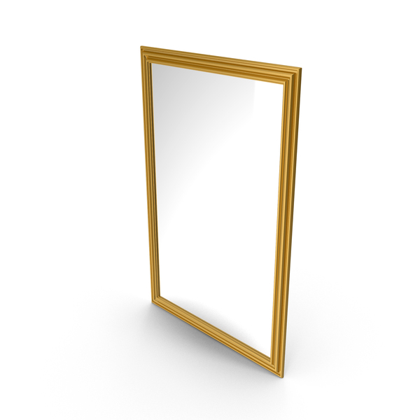 Gold Vertical Mirror PNG & PSD Images