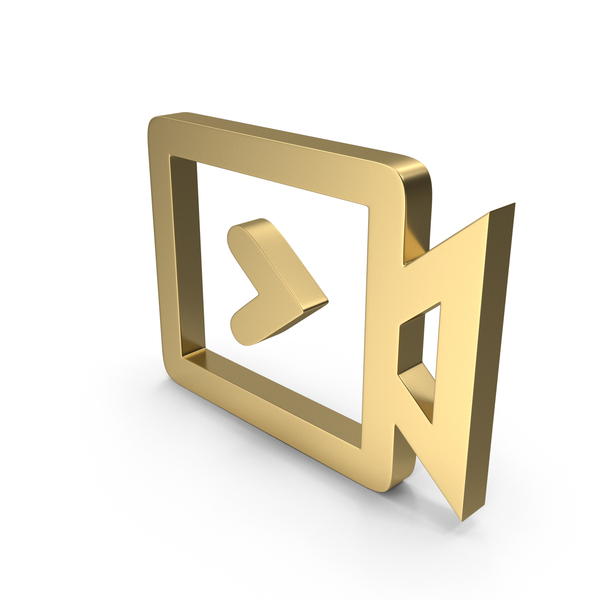 Gold Video Outline Icon PNG Images & PSDs for Download | PixelSquid ...