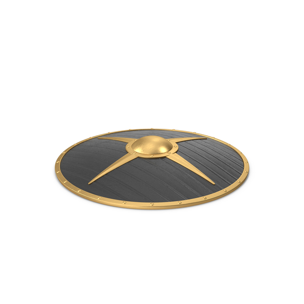 Buckler: Gold Viking Shield PNG & PSD Images Buckler: Gold Viking Shield PNG & PSD Images