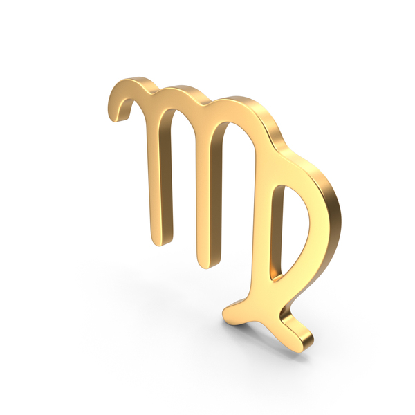 Gold Virgo Sign PNG Images & PSDs for Download | PixelSquid - S120925622