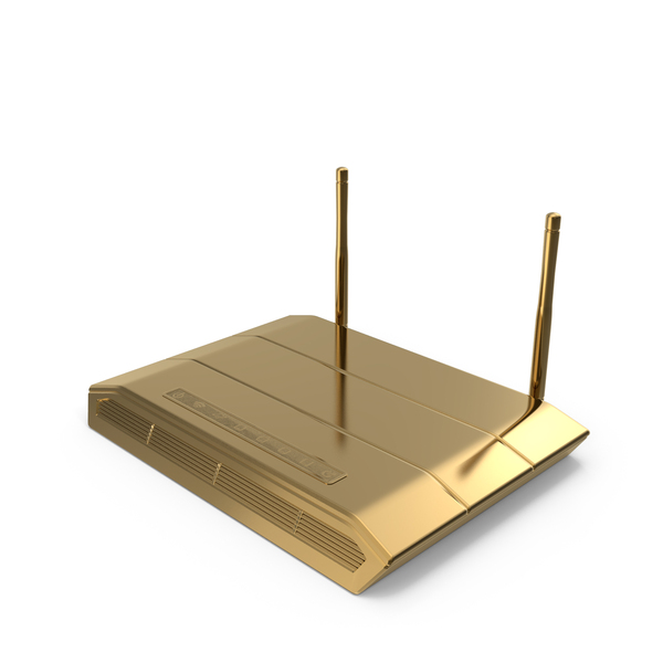 Router: Gold Wireless Modem PNG & PSD Images Router: Gold Wireless Modem PNG & PSD Images
