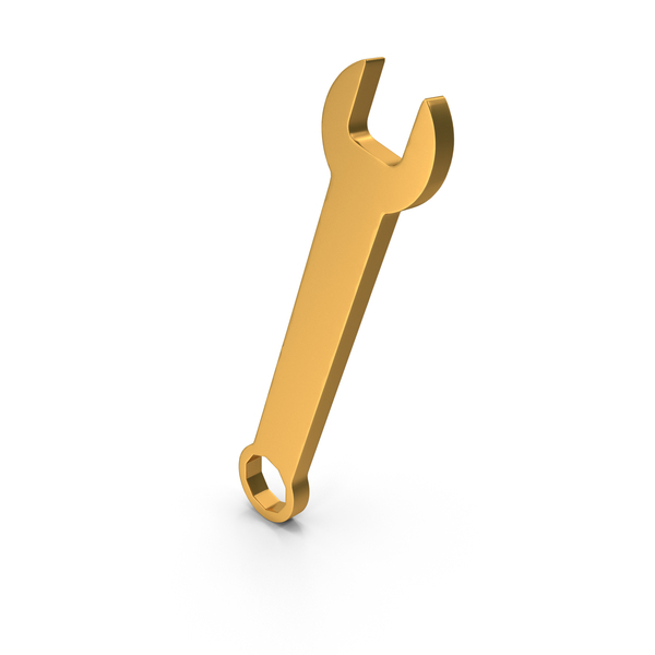 Gold Wrench PNG & PSD Images Gold Wrench PNG & PSD Images