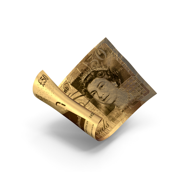 Golden 50 Uk Pound Sterling Banknote Bill PNG & PSD Images Golden 50 Uk Pound Sterling Banknote Bill PNG & PSD Images