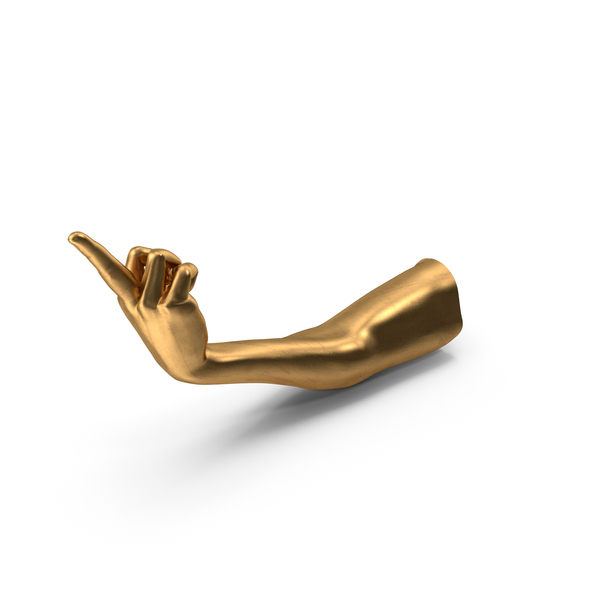 Arms: Golden Arm Giving the Finger PNG & PSD Images Arms: Golden Arm Giving the Finger PNG & PSD Images