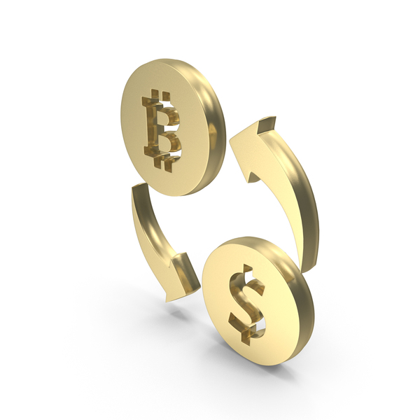 Symbols: Golden Bitcoin To Dollar Money Exchange Symbol PNG & PSD Images Symbols: Golden Bitcoin To Dollar Money Exchange Symbol PNG & PSD Images