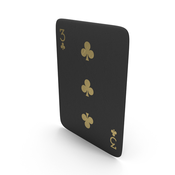 Suit: Golden Black Card Three of Clubs PNG & PSD Images Suit: Golden Black Card Three of Clubs PNG & PSD Images