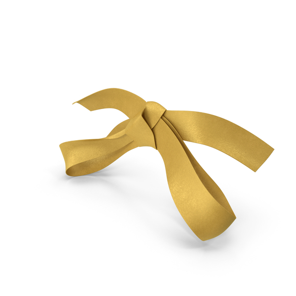 Gift: Golden Bow PNG & PSD Images