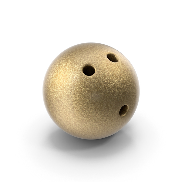 Golden Bowling Ball PNG & PSD Images