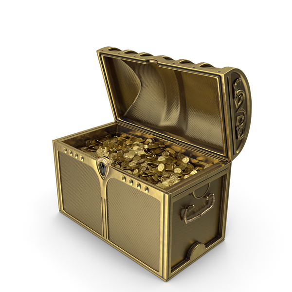 Treasure: Golden Chest With Gold Coins PNG & PSD Images Treasure: Golden Chest With Gold Coins PNG & PSD Images